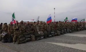 Из Грозного в зону СВО отправилась очередная группа добровольцев