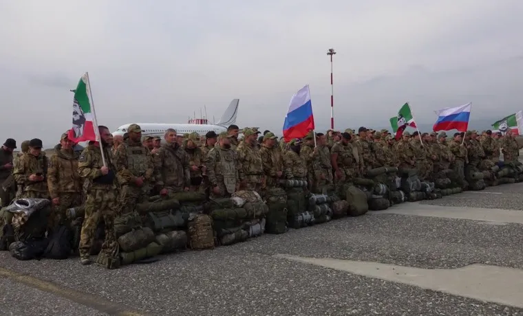 Из Грозного в зону СВО отправилась очередная группа добровольцев