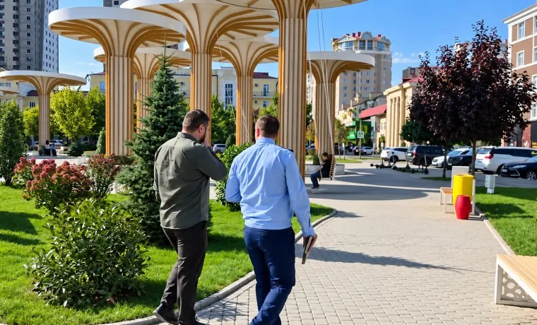 Прокуратура проверила благоустройство центральной площади Грозного